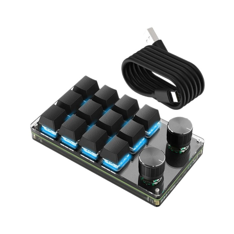 Sikai Custom Bluetooth Macro Pad with Media Knob – Hot-Swappable