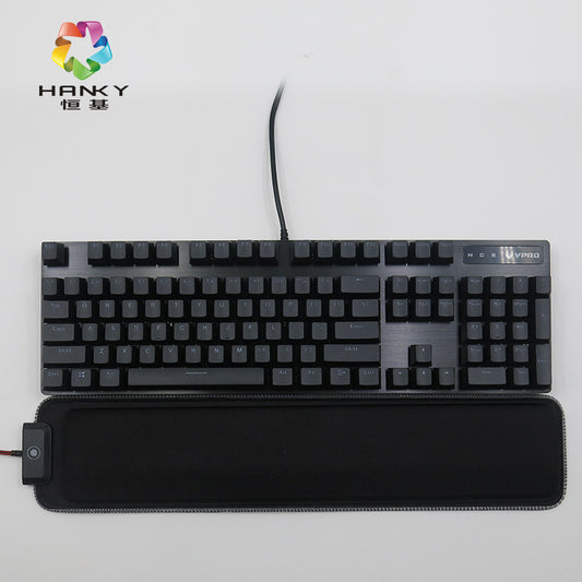 HANKY RGB Gaming Wrist Rest - Luminous Keyboard Support Pad