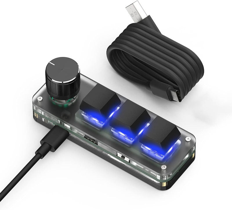 Sikai Custom Bluetooth Macro Pad with Media Knob – Hot-Swappable